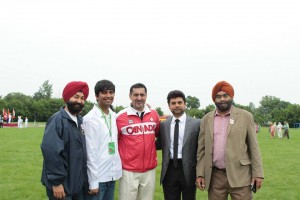 MSN with Sports Minister of Canada Mr Bal Gosal